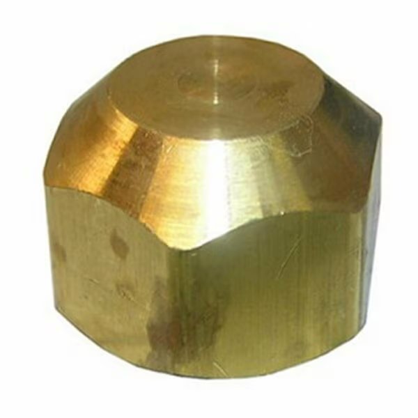 0.37 in. Brass Flare Cap, 6PK, Larsen Supply Co, Mfr#: 207885